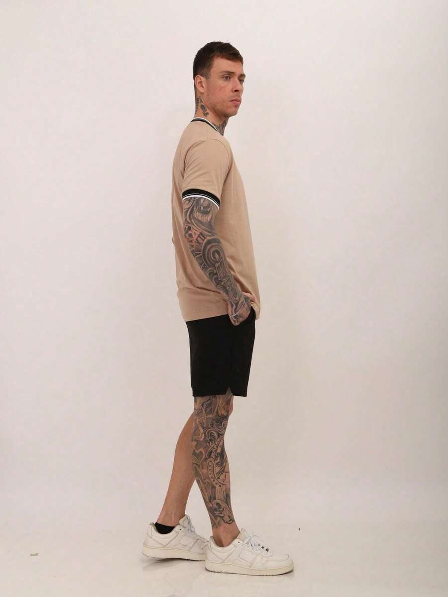 CAMISETA GUARNIÇÃO LISTRADA