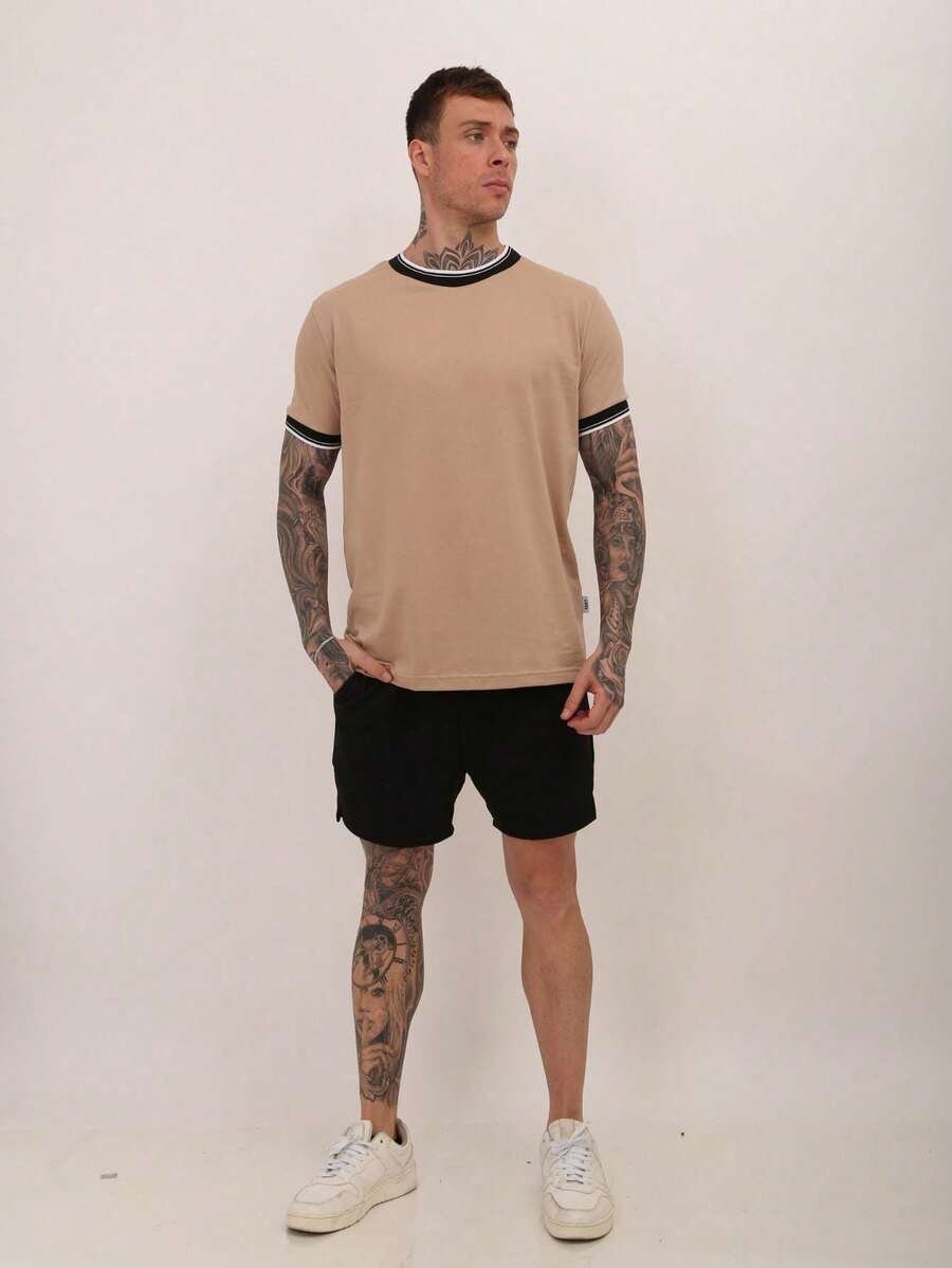 CAMISETA GUARNIÇÃO LISTRADA