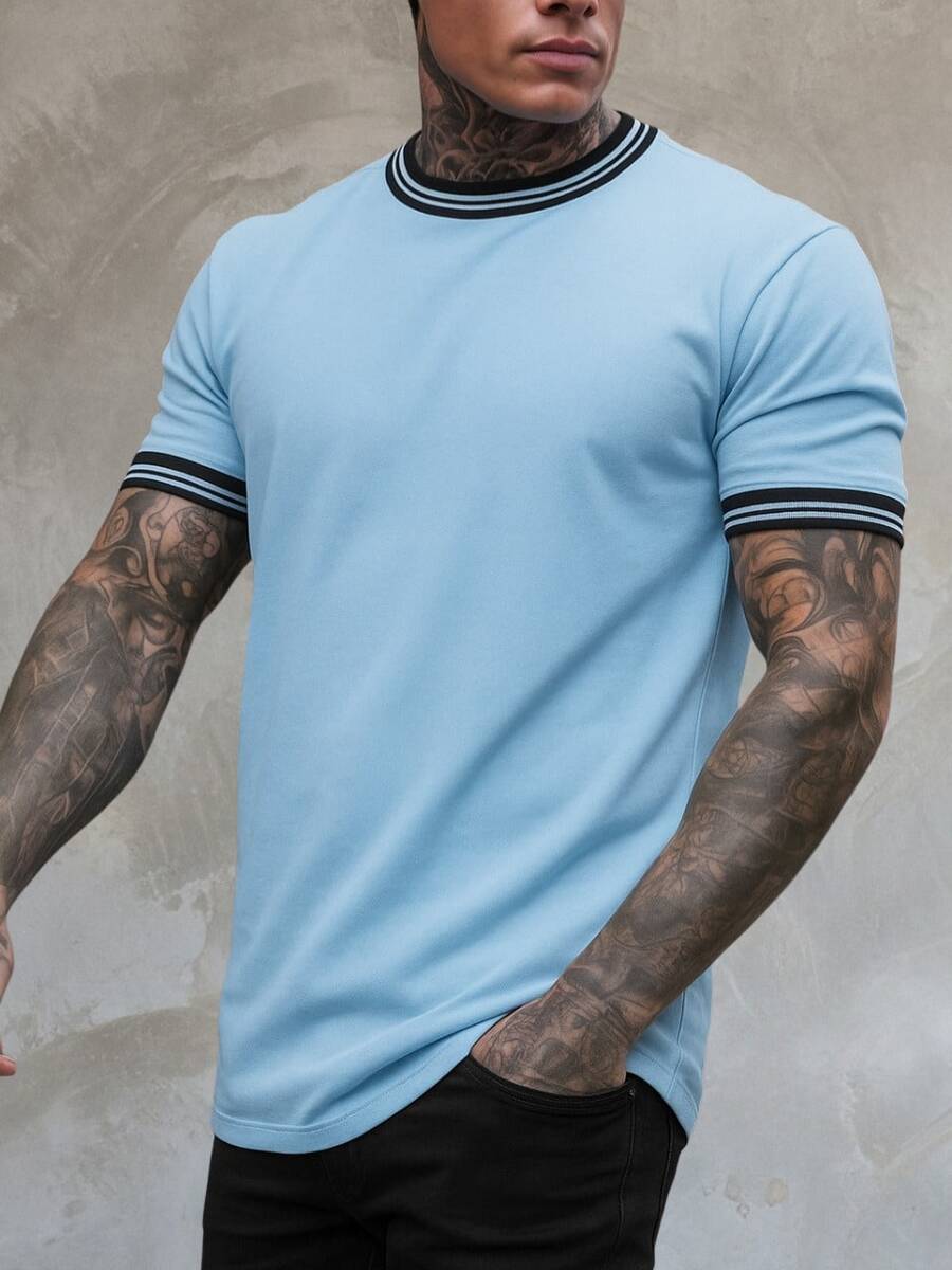 CAMISETA GUARNIÇÃO LISTRADA