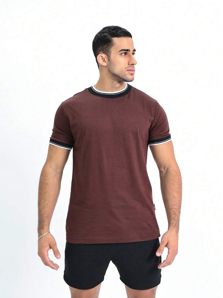 CAMISETA GUARNIÇÃO LISTRADA