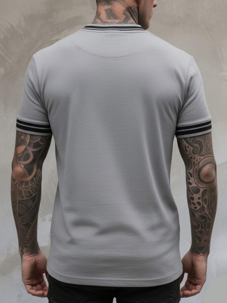 CAMISETA GUARNIÇÃO LISTRADA