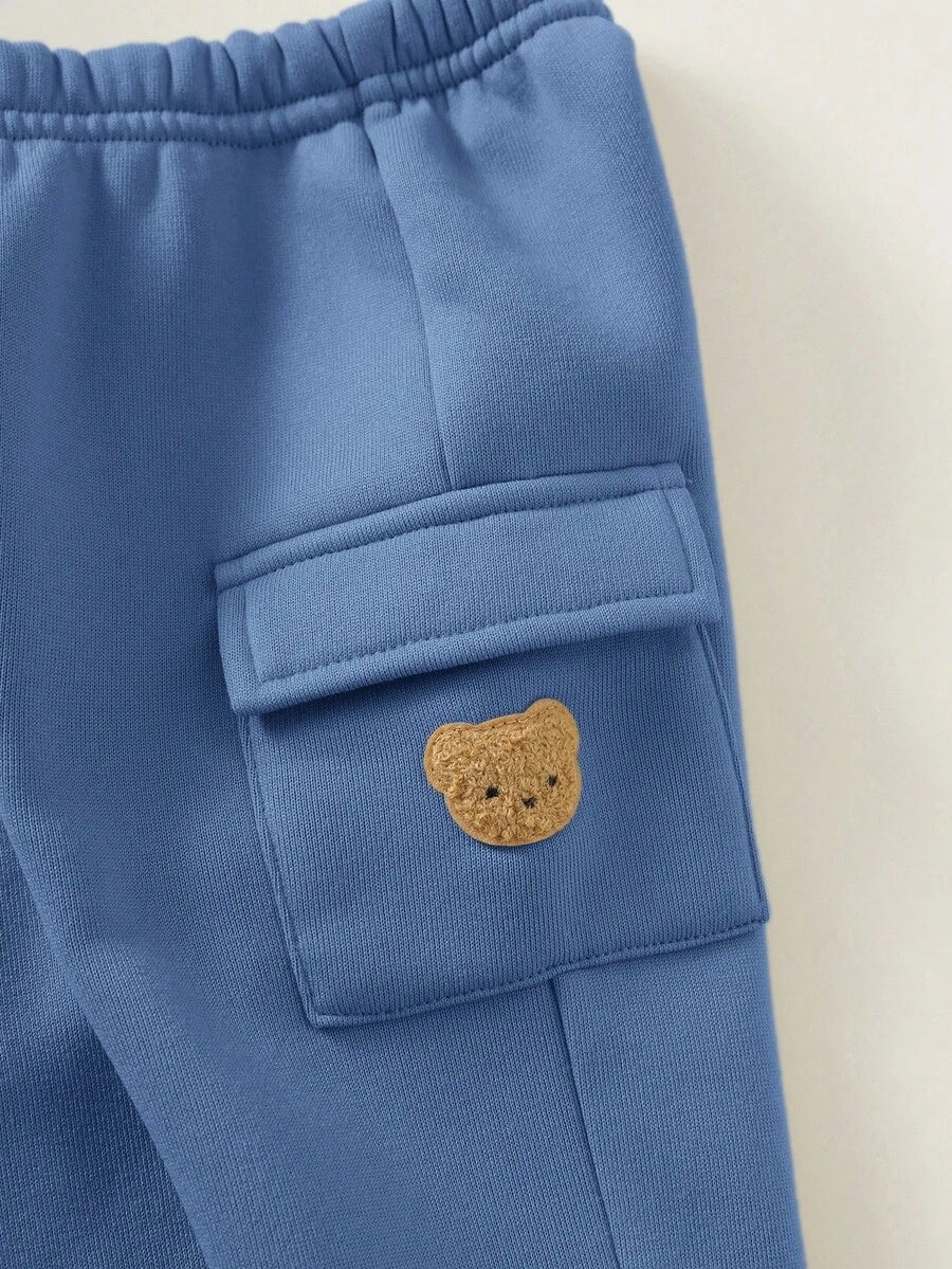 3 Peças Conjunto de Roupas de Inverno/Outono para Bebê unissex