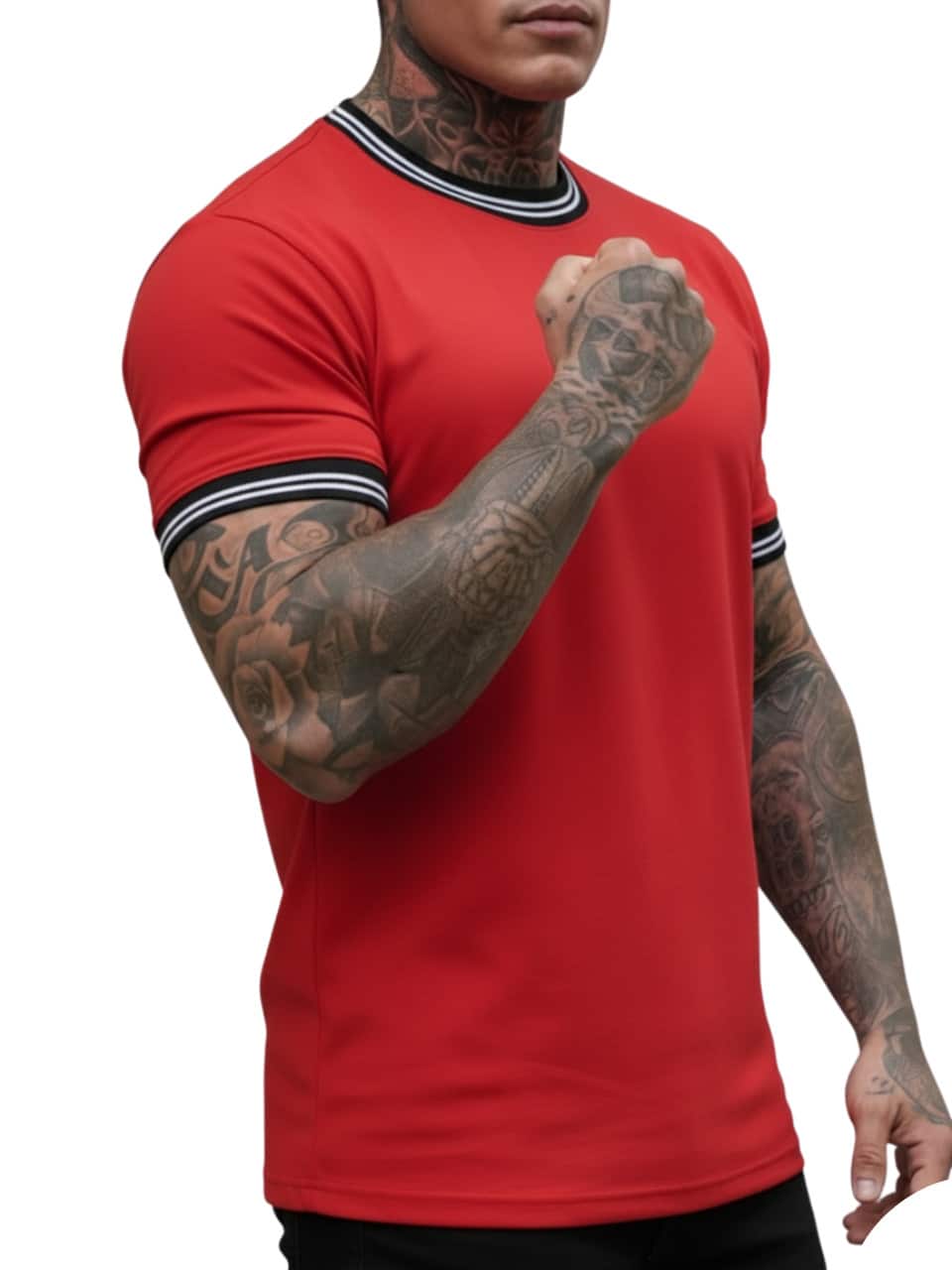 CAMISETA GUARNIÇÃO LISTRADA