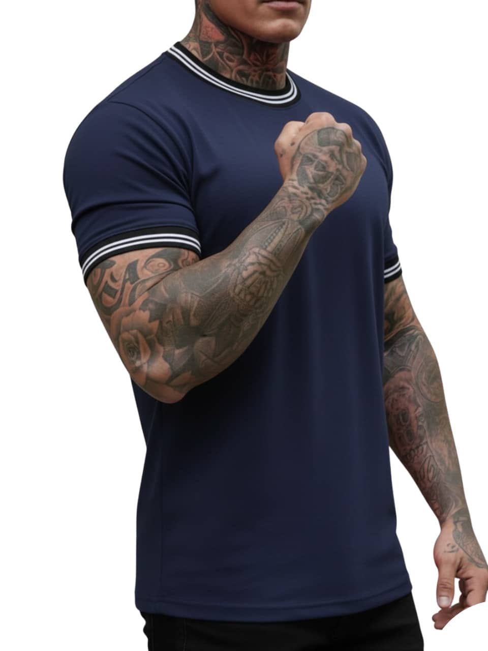 CAMISETA GUARNIÇÃO LISTRADA