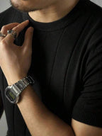 Camiseta Básica Masculina Malha – Gola Careca Redonda Manga Curta Casual de Verão Premium