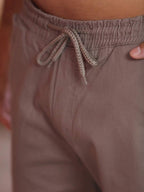 Bermuda Short Masculina Tecido sarja Brim Com elastico na cintura