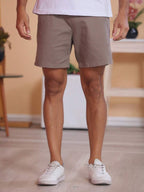 Bermuda Short Masculina Tecido sarja Brim Com elastico na cintura